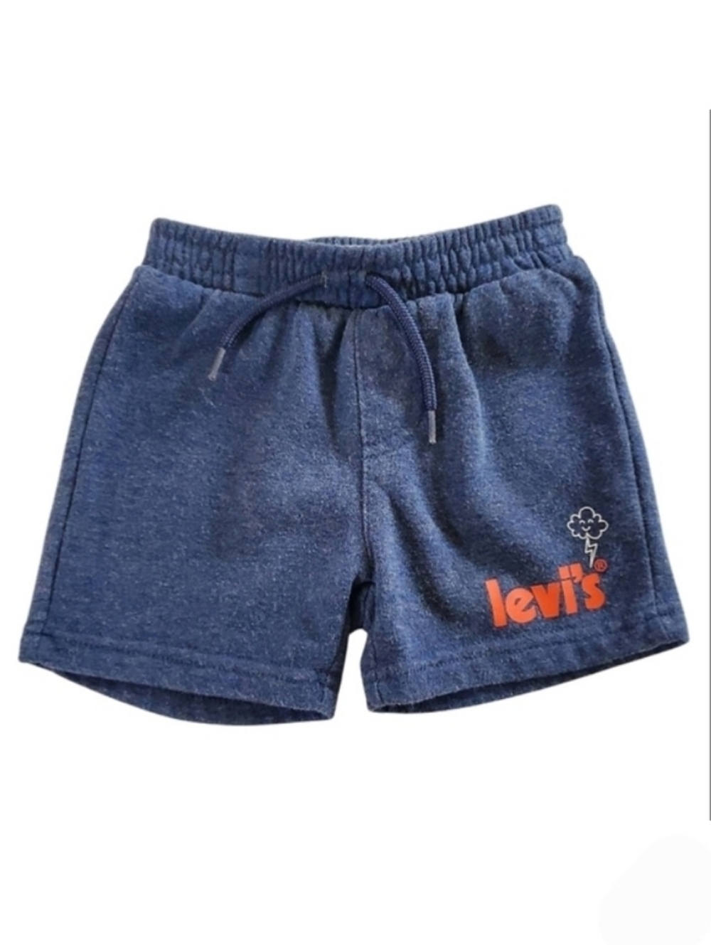 K1165 * Levi's Boys Graphic Jogger Shorts Blue Size 18M